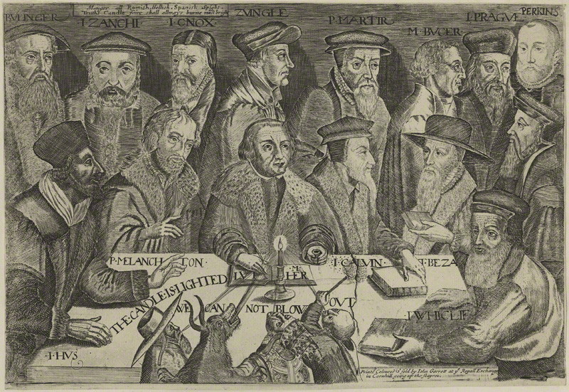 NPG D24005; Leading Theologians of the Middle Ages published by John Garrett